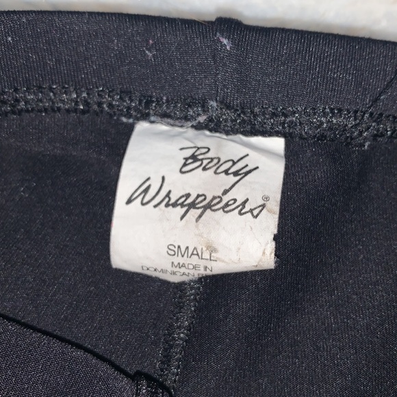 Body Wrappers Dancewear Black Shorts Small EUC - Picture 3 of 6